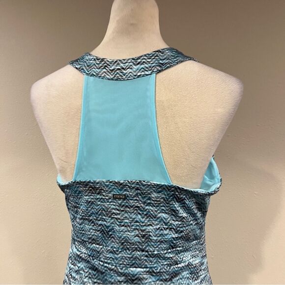 MPG sleeveless halter athletic v-neck mini dress size large - Picture 7 of 14